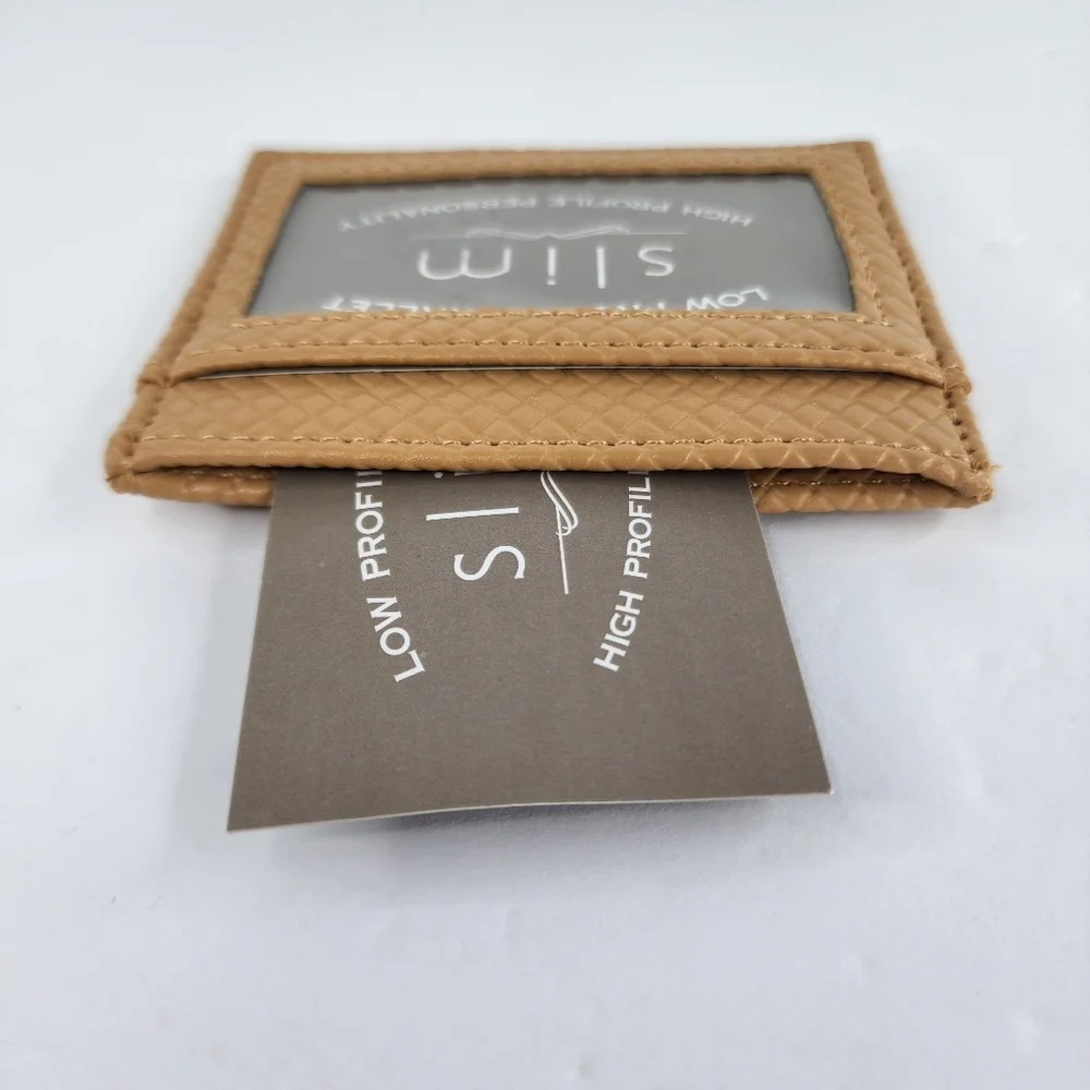 NO BRAND Low Profile Slim Wallet. New Without Tags.
